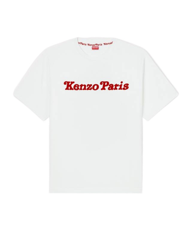 Kenzo Verdy Os Printed Cotton T-shirt In White