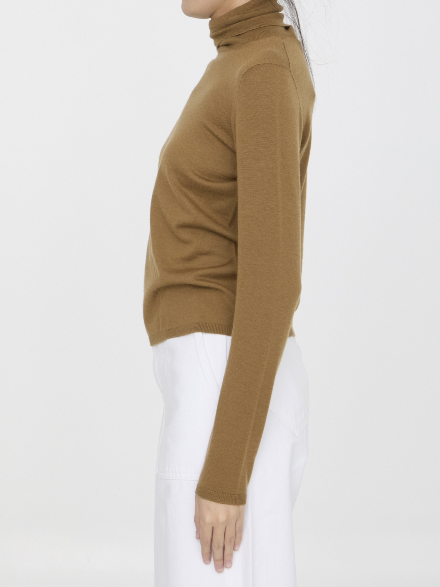 Max Mara Turtleneck Long In Green