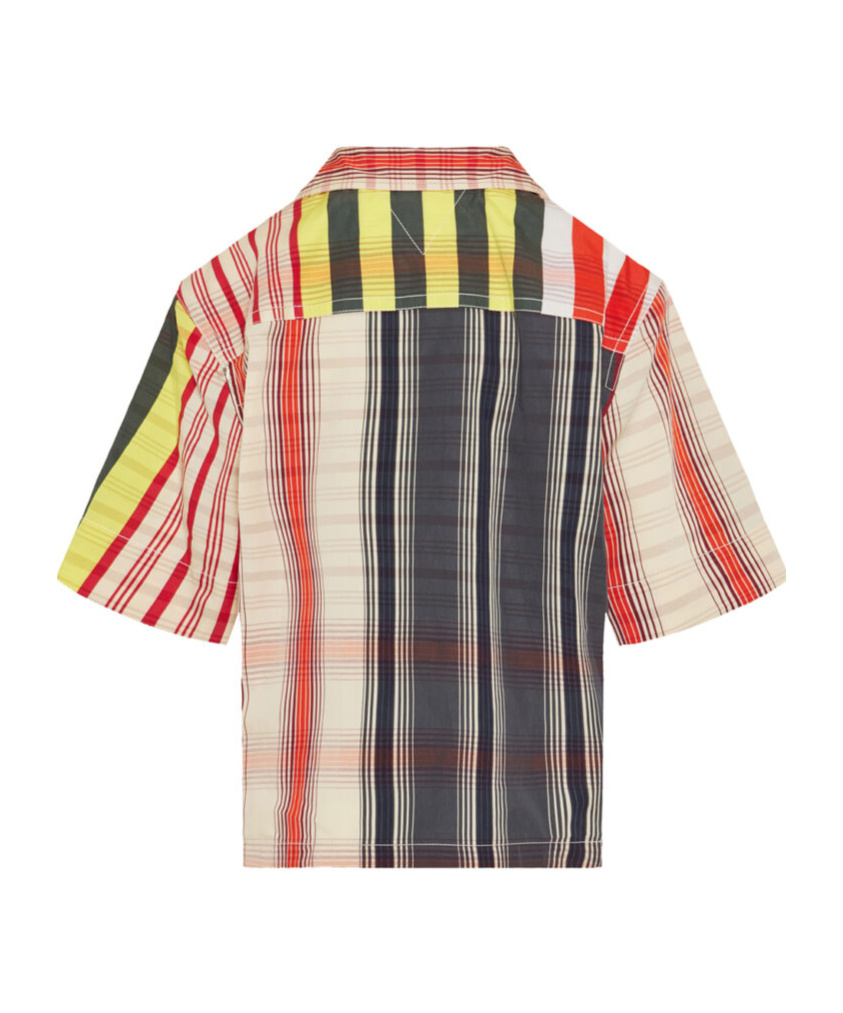 Bottega Veneta Lapel Short-sleeved Shirt In Black