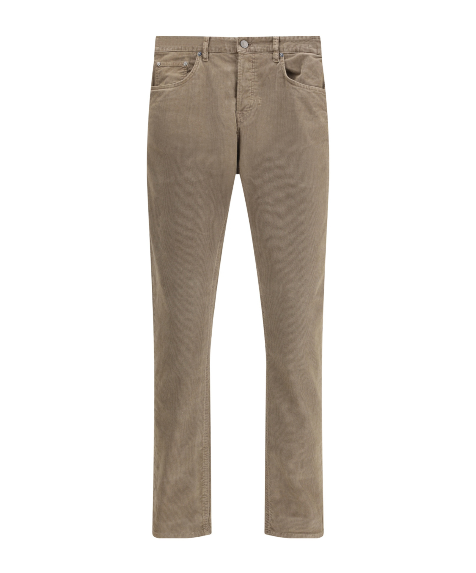 Pt Torino Corduroy Five-pocket Trousers In Brown