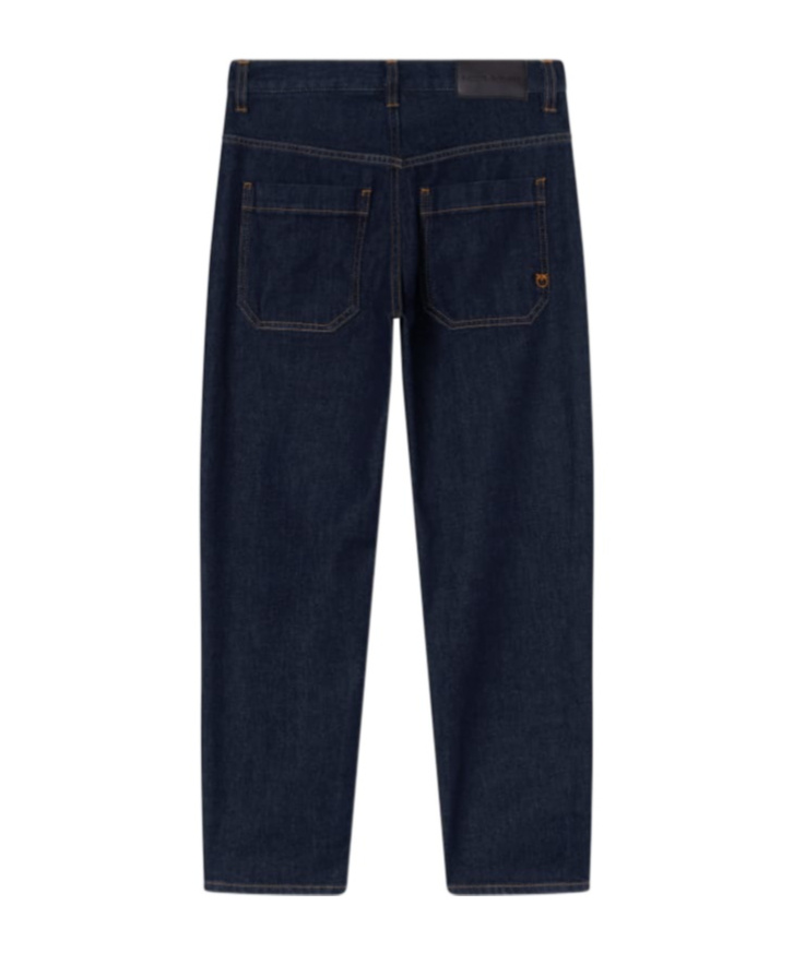 Pinko Cloe Tapered Jeans In Black