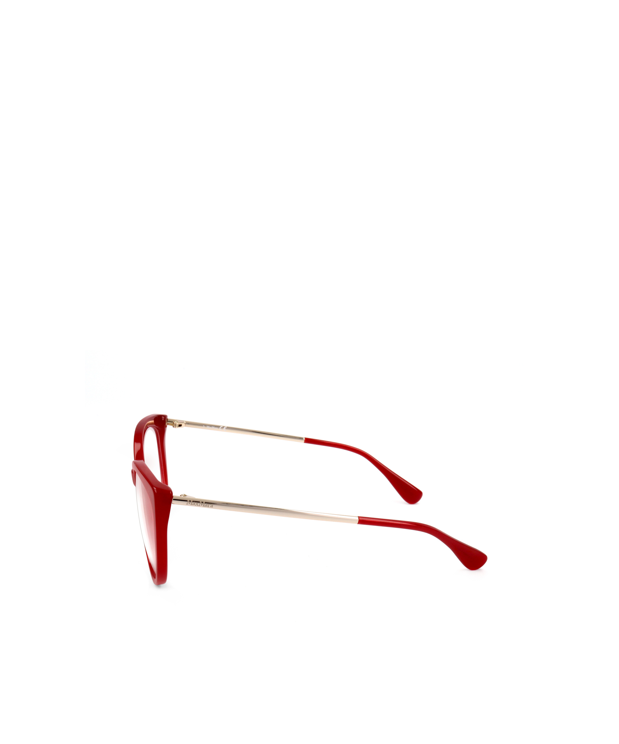 Max Mara Logo Flat Mirror In Red