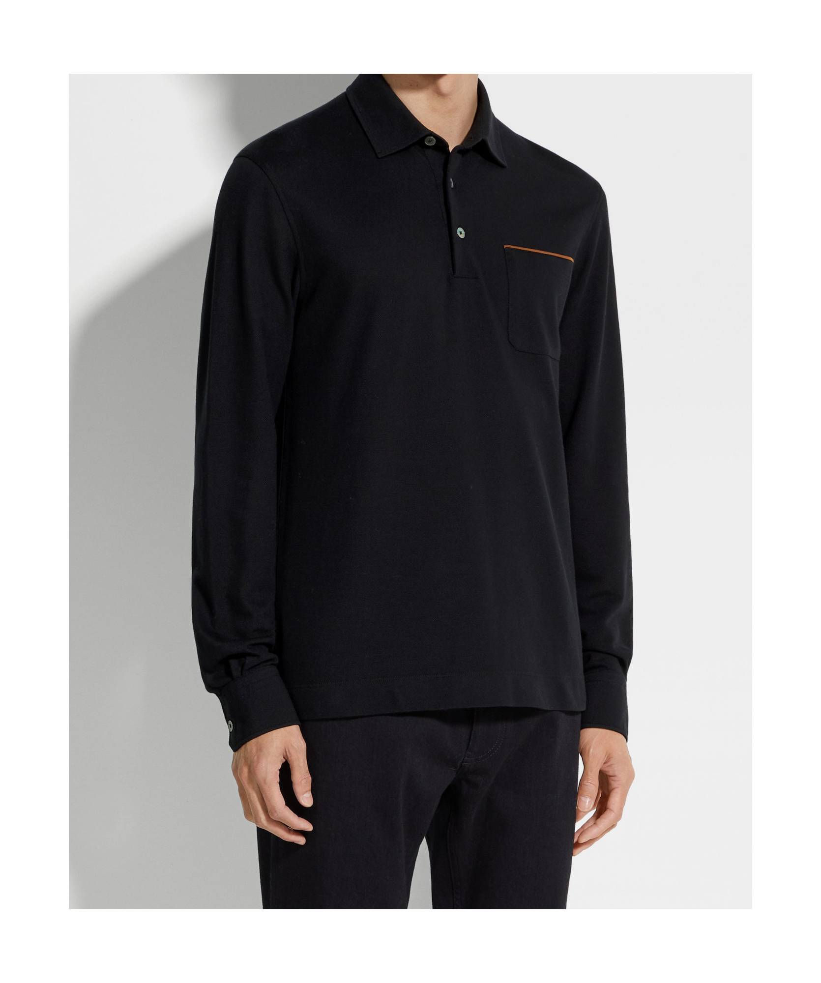 ZEGNA COTTON POLO SHIRT