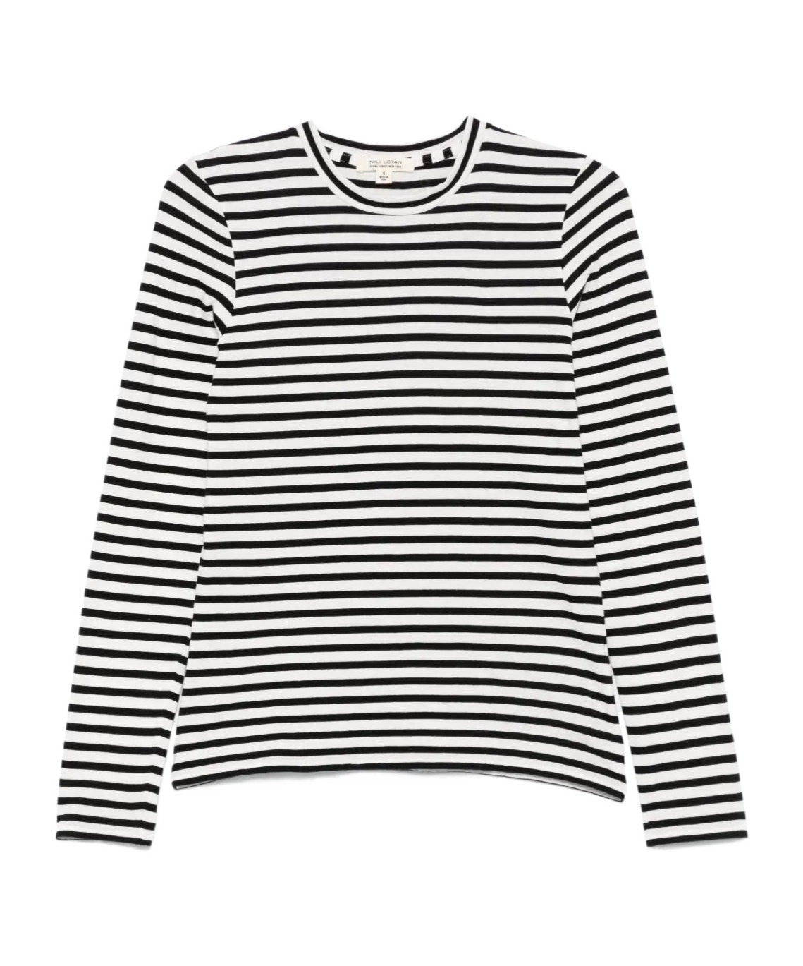 Nili Lotan Striped Graphic T-shirt
