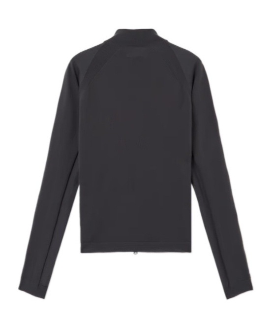 Stone Island Full Zip Cardigan With Thumb Holes At Cuffs In Leaden