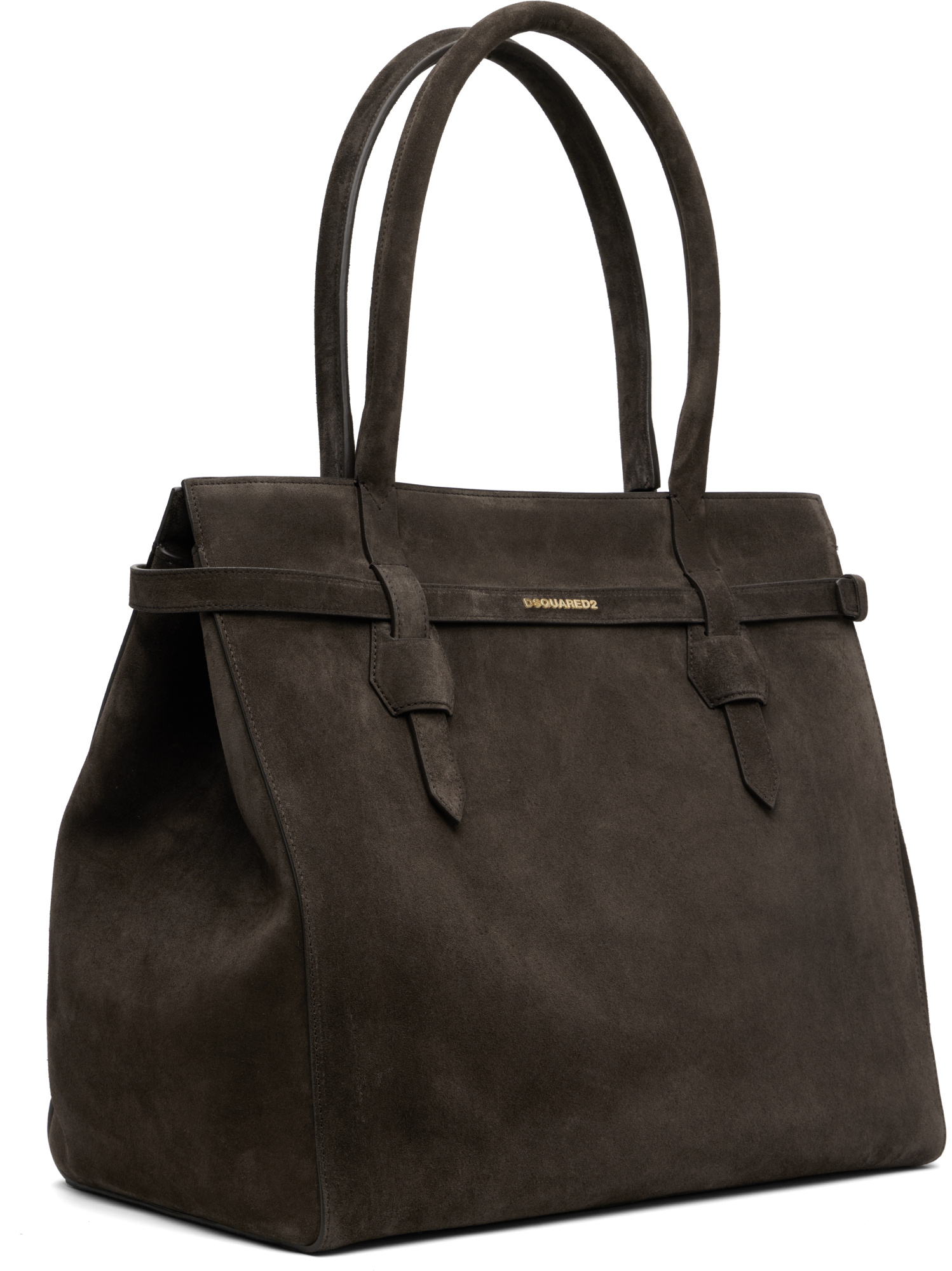 Dsquared2 Twin Tote Bag In Brown