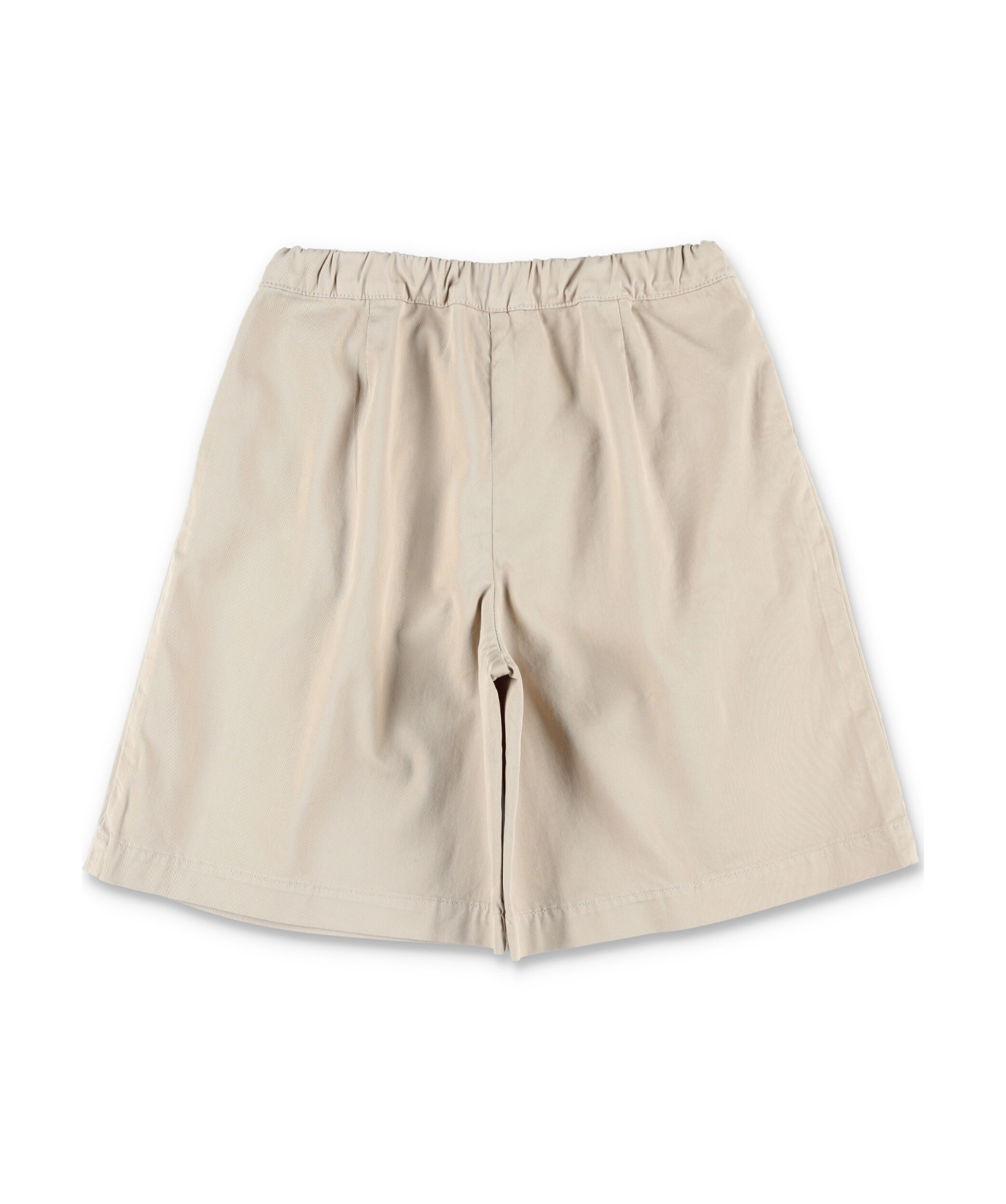 Il Gufo Pleated Bermuda Shorts In Light Brown