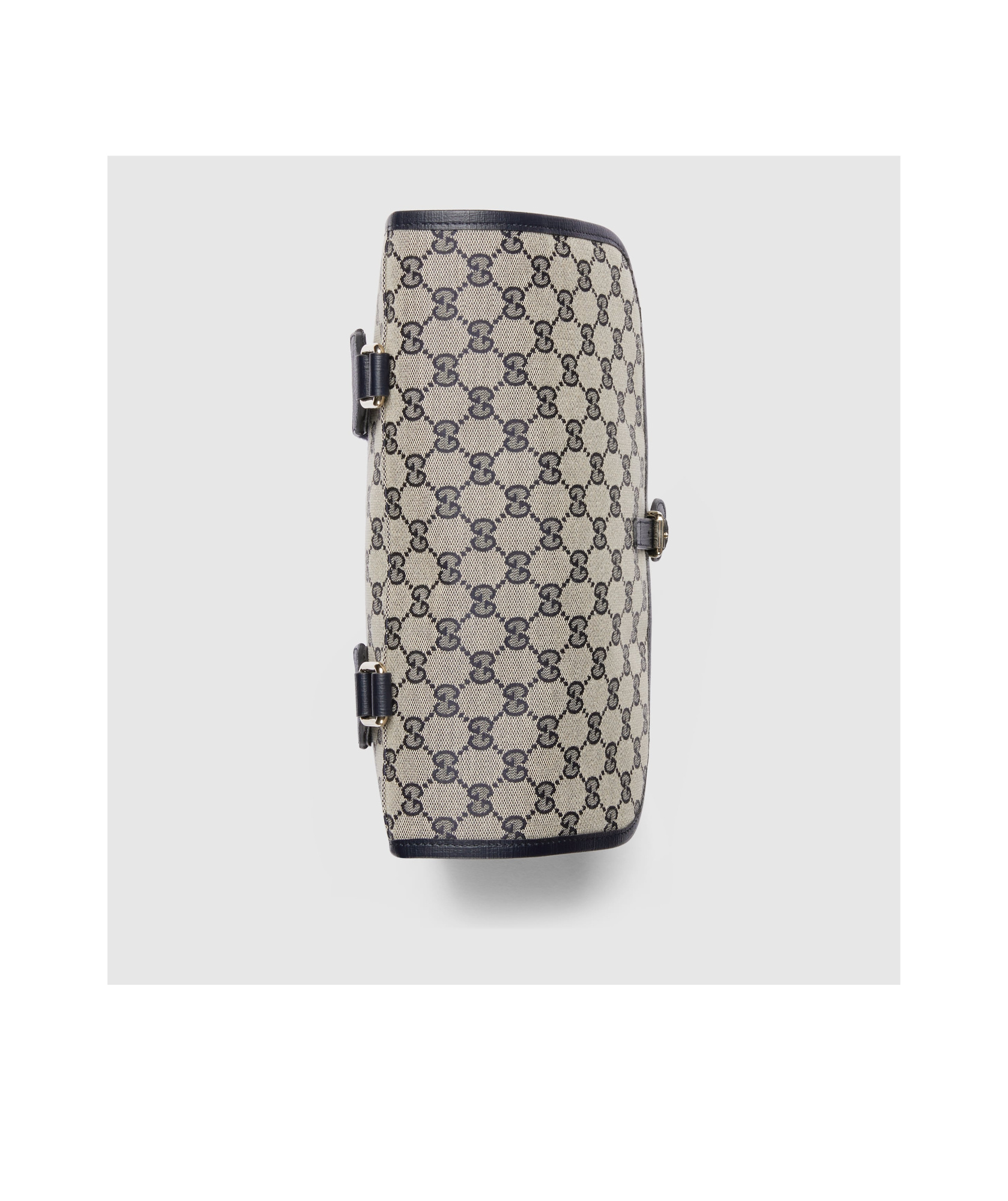 Gucci Gg Flip Mailman Bag In Gray