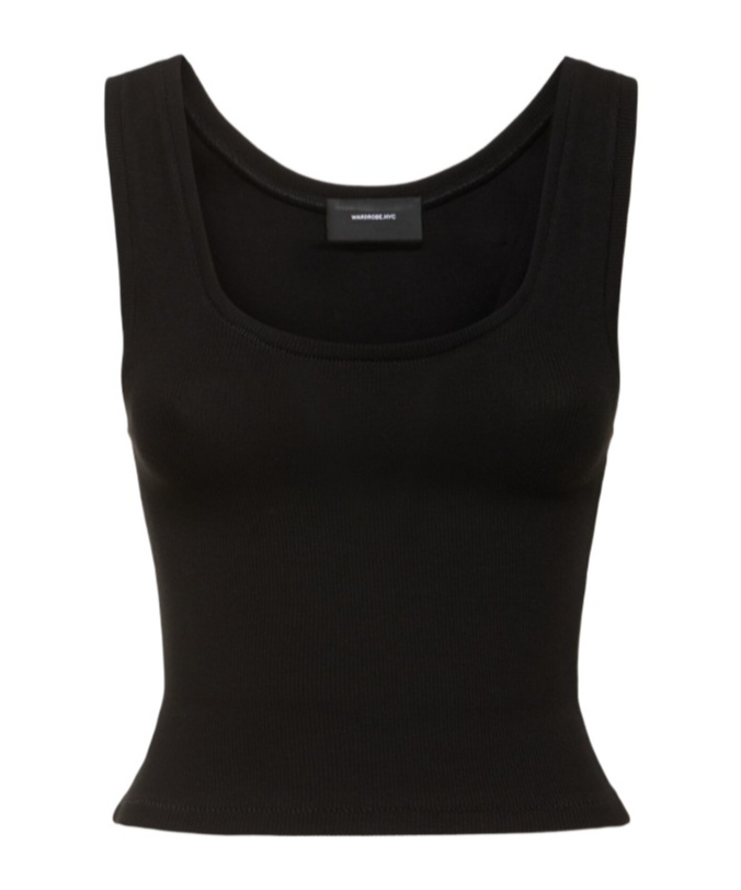 Wardrobe.nyc Short Stretch Knitted Vest