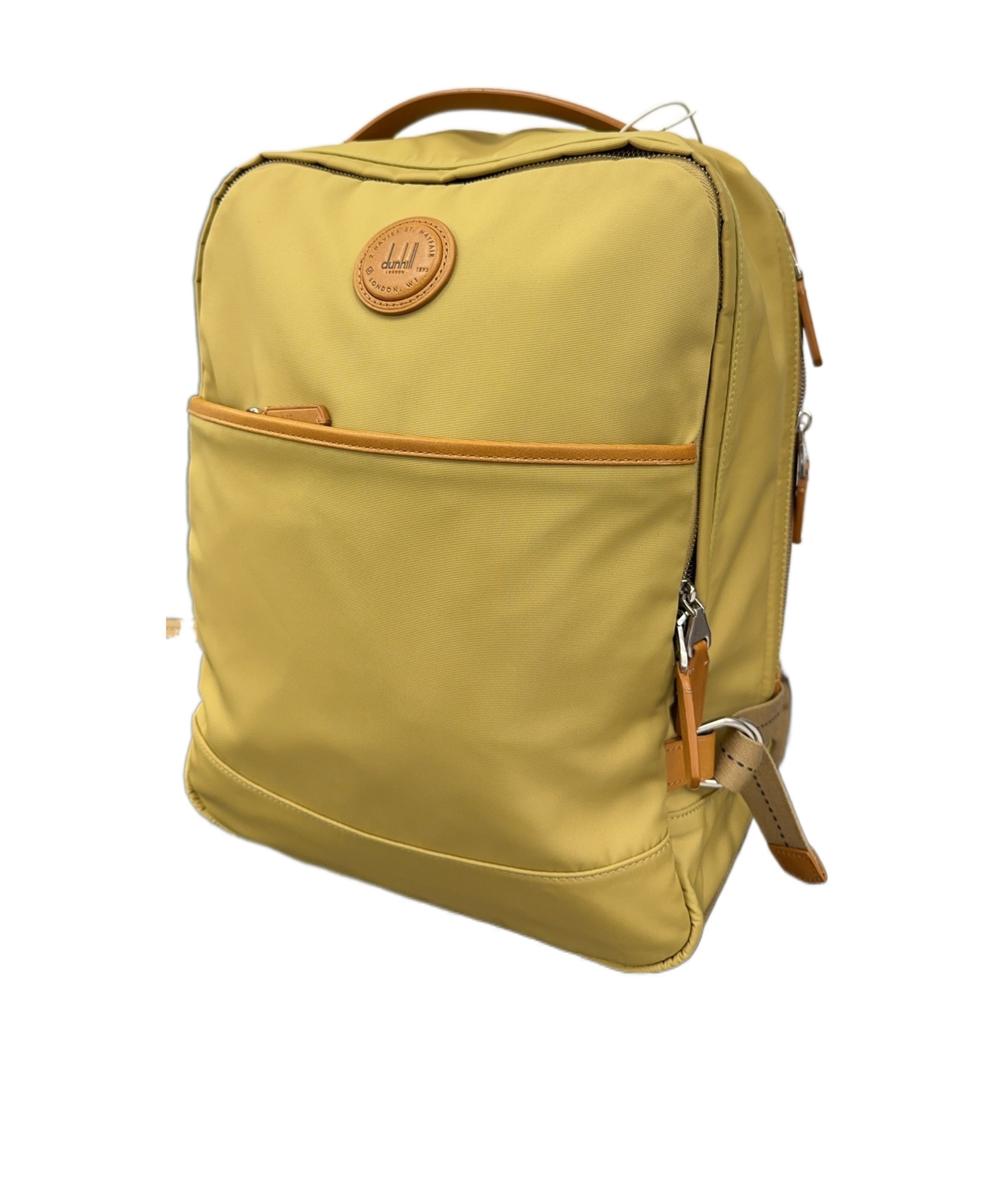 DUNHILL LOGO ZIPPER BACKPACK