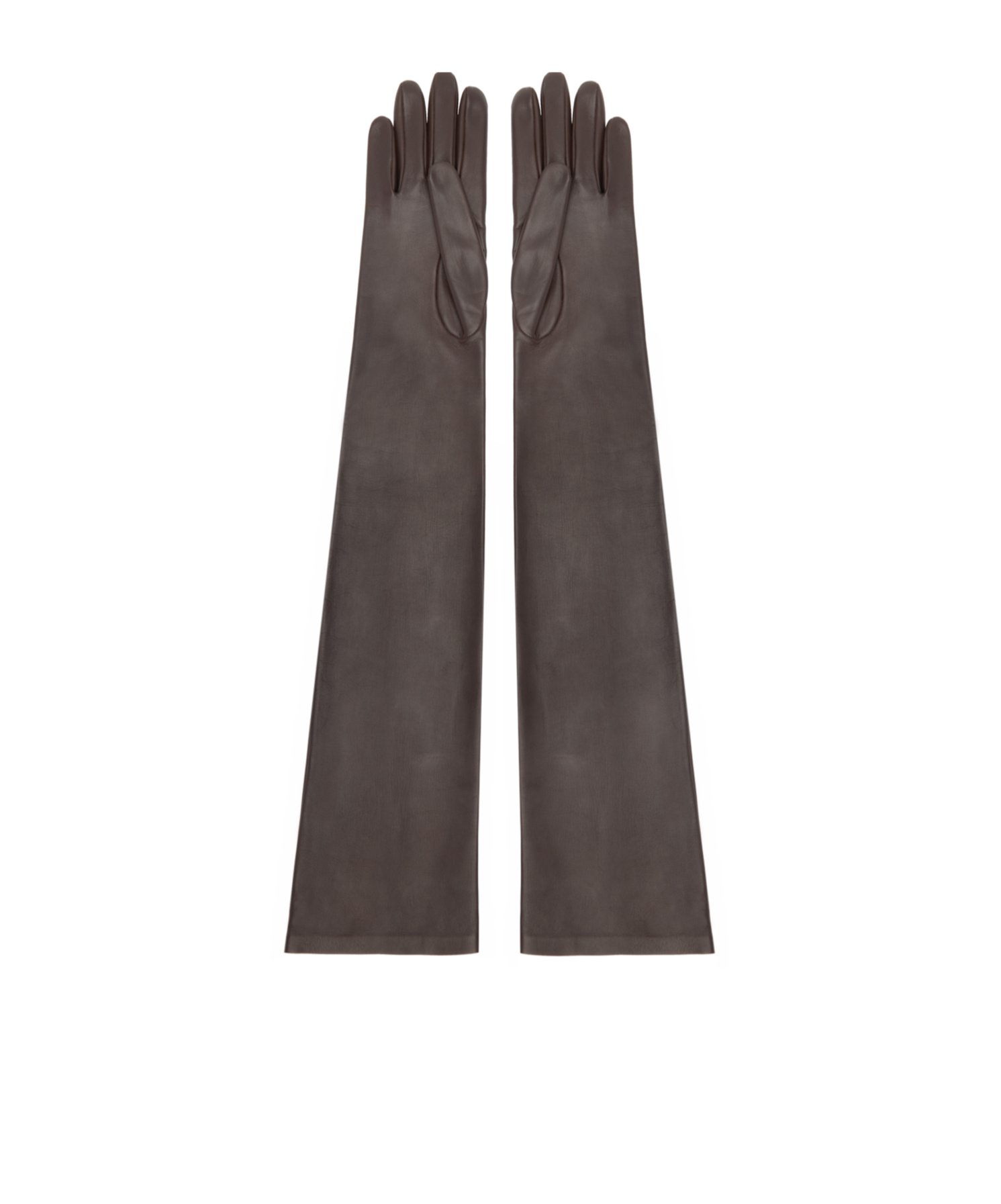 The Row Simon Leather Gloves In Black