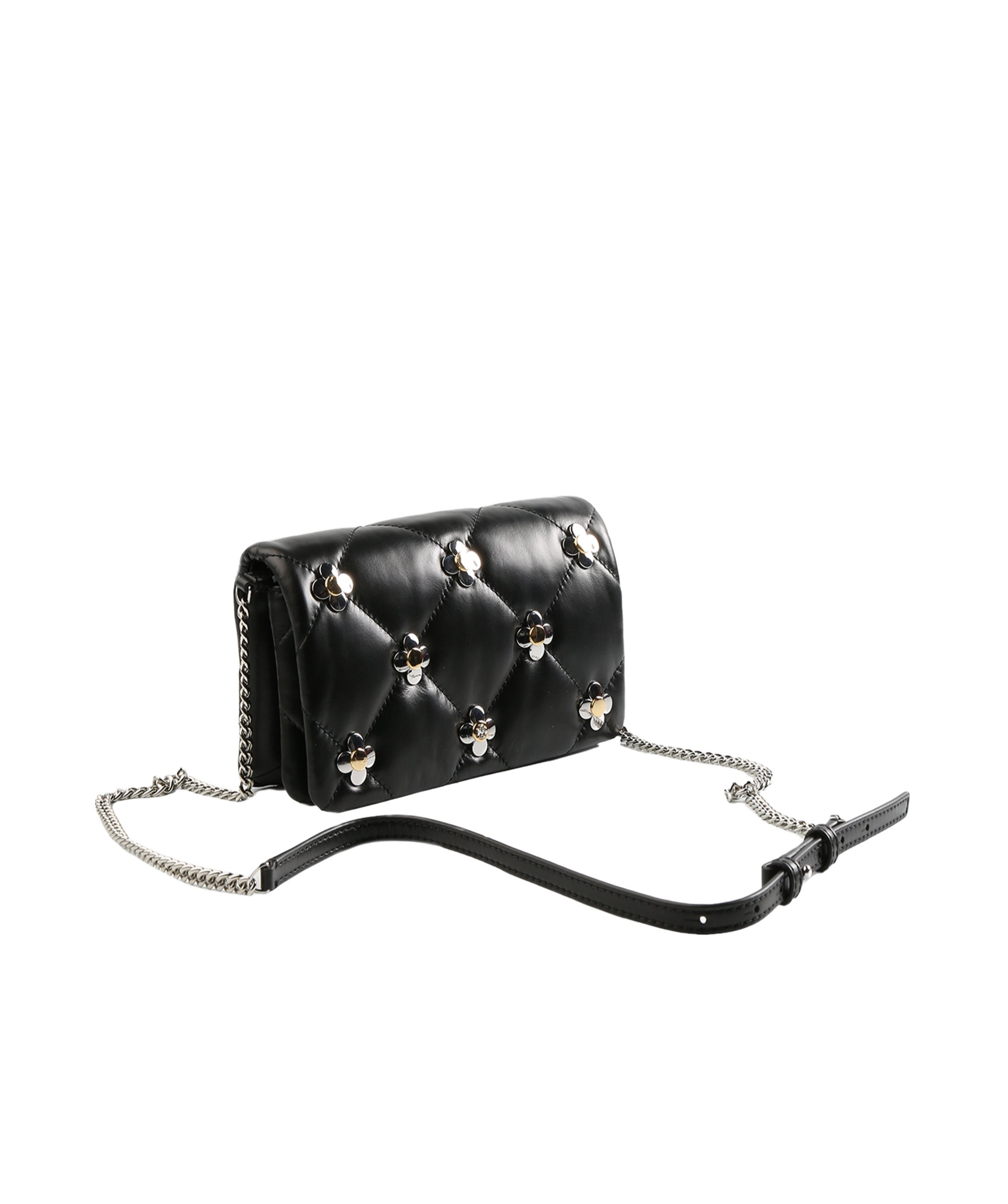 Tory Burch Quilted Shoulder Bag In Black