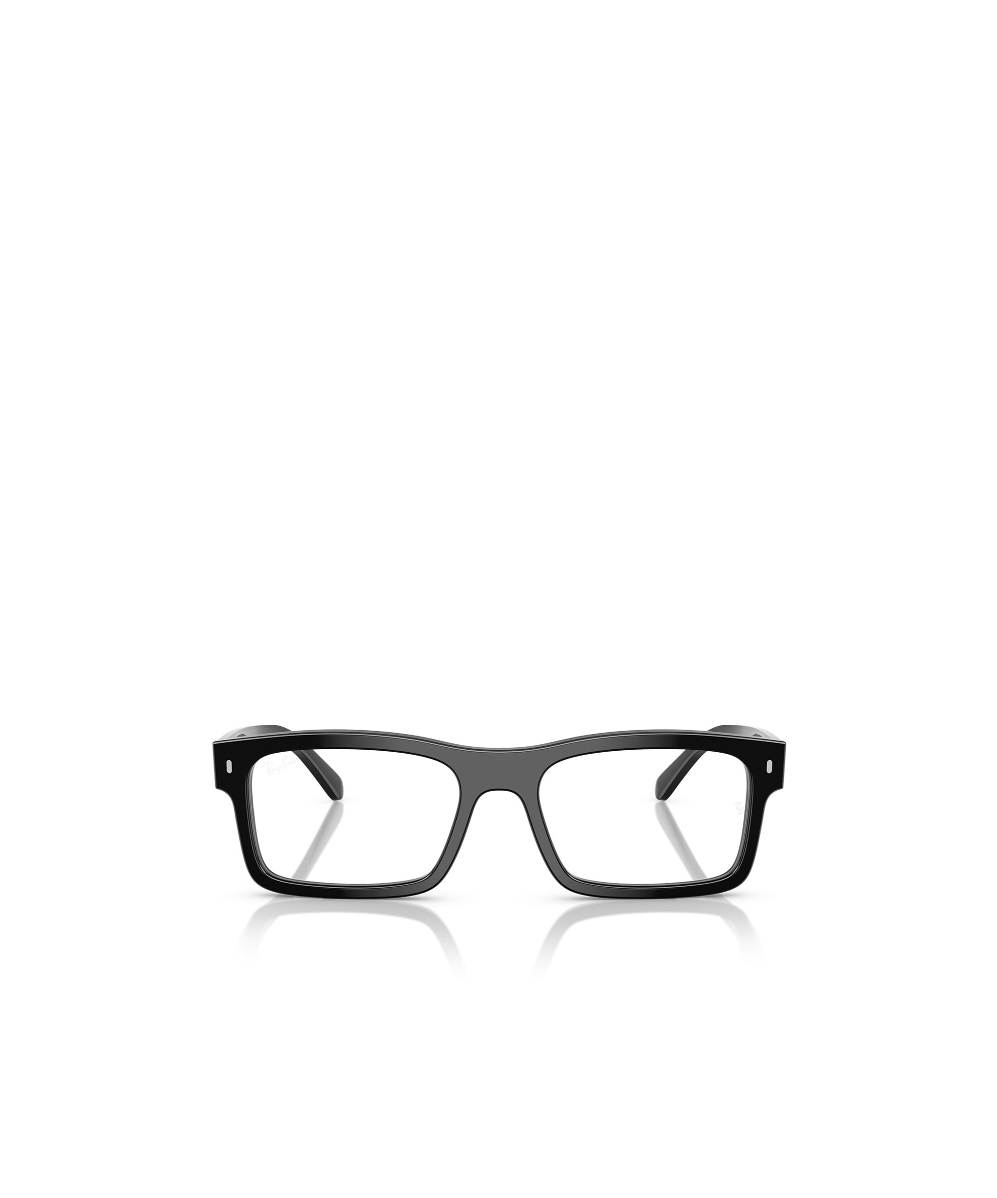 Ray Ban Ray-ban 54mm Rectangular Optical Glasses In Black