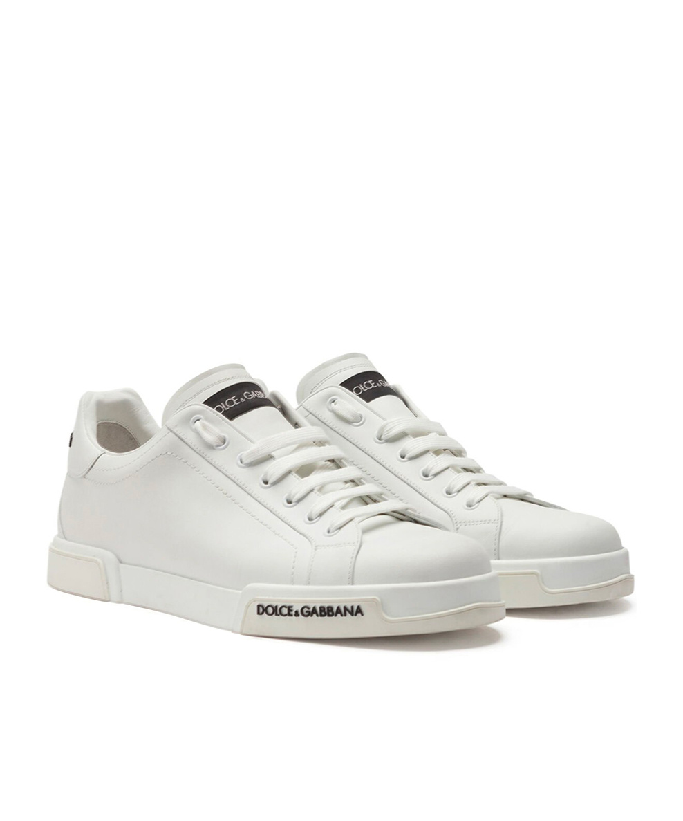 Dolce & Gabbana Laced Sneakers In White