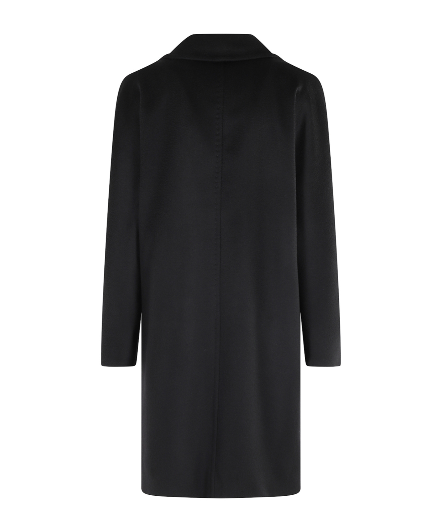 Max Mara Long Sleeve Coat In Black