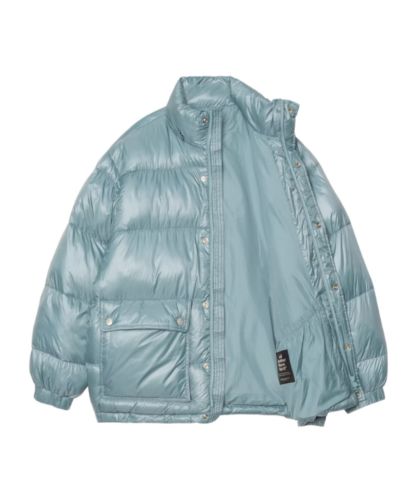 Carhartt Benson Puffer Jackets Light Blue In Blue