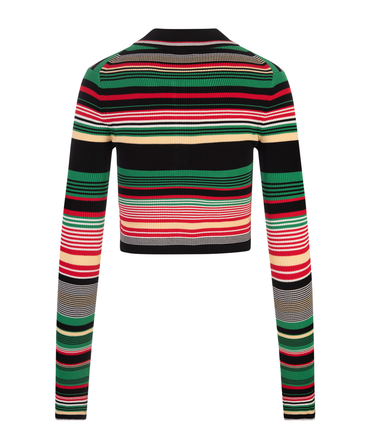 Rabanne Multicolor Striped Polo Style Top In Multicolor