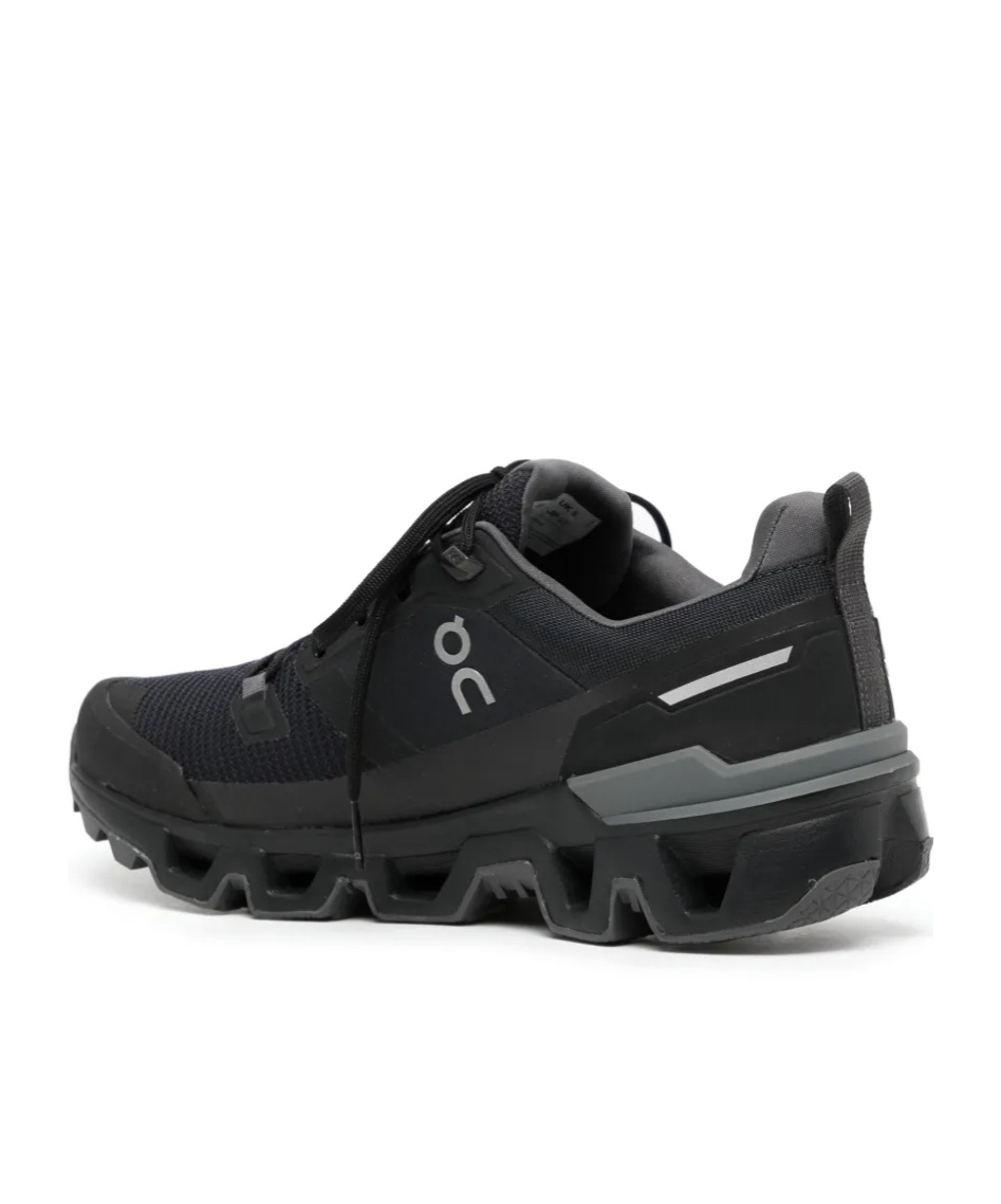 On Running Cloudwander Waterproof Hiking Sneakers In Black