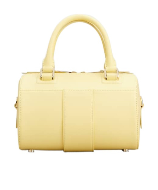 Roger Vivier Belle Vivier Mini Bag In Leather In Yellow