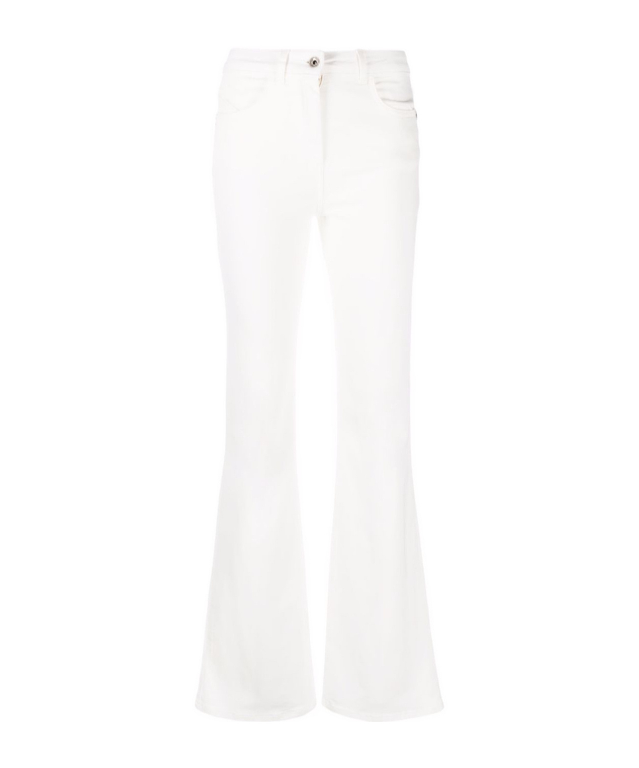 Patrizia Pepe Logo Patch Flared Jeans