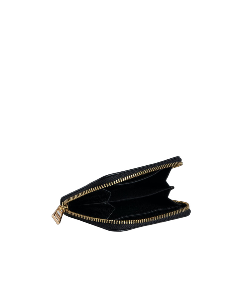 Zadig & Voltaire Zadig  Voltaire Logo Plaque Zip-around Mini Wallet In Black