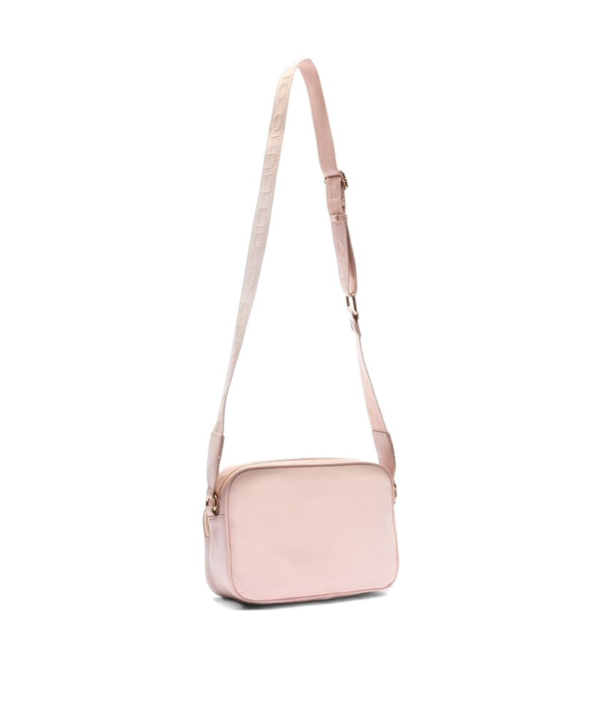 Liu •jo Nylon Crossbody Bag In Pink