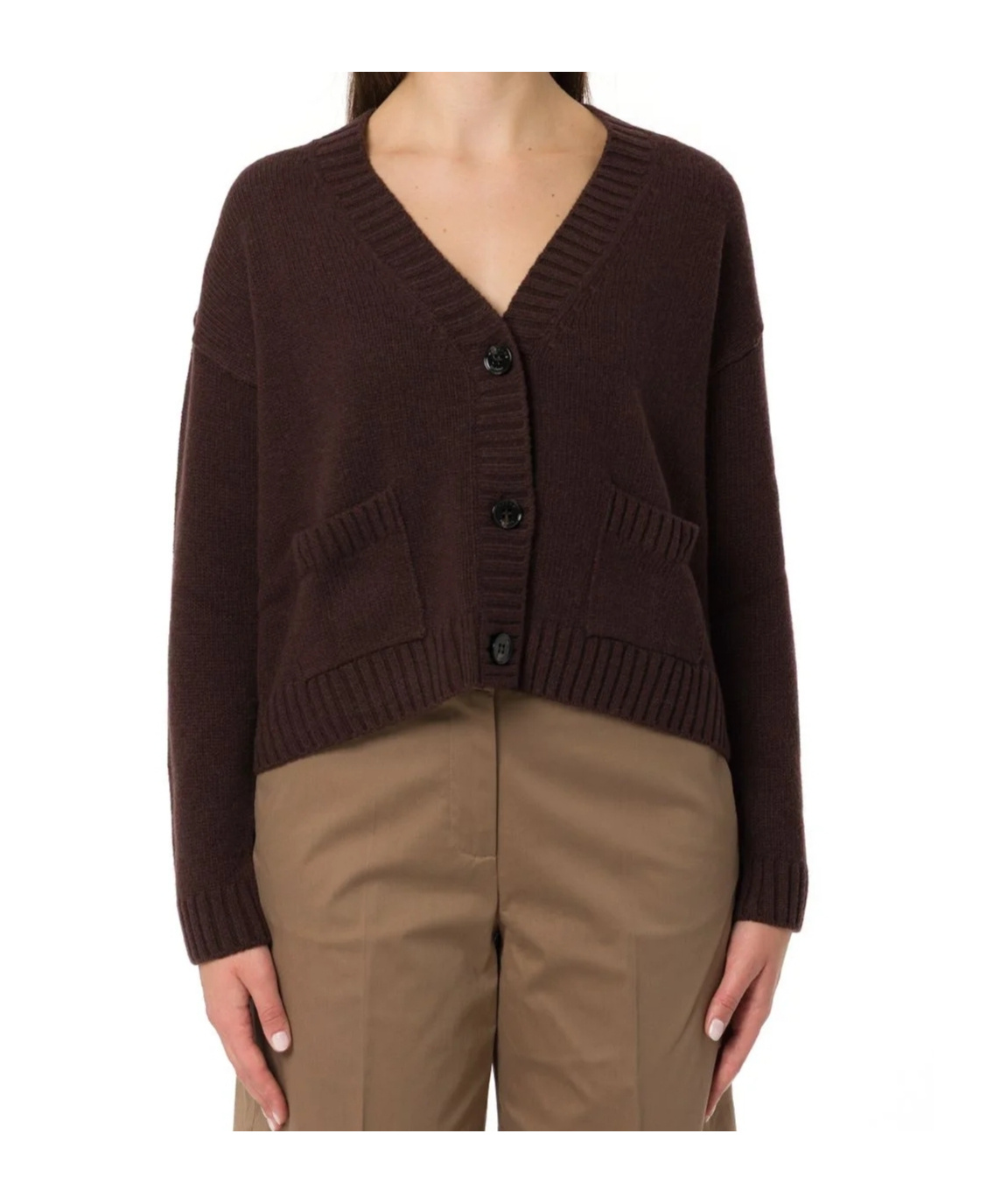 Weekend Max Mara Long-sleeved Sweater In Red