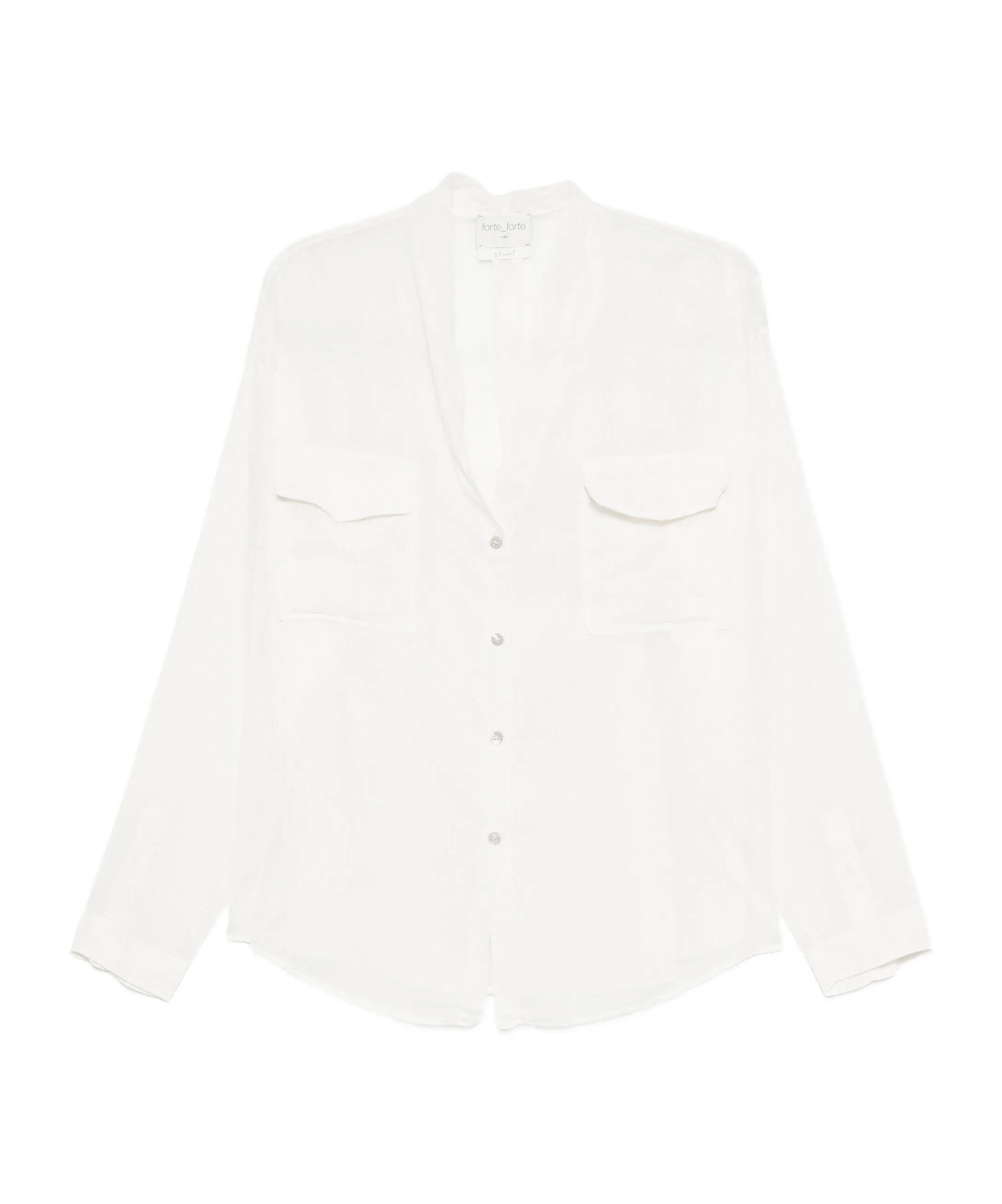 Forte Forte Long Sleeve Shirt In White