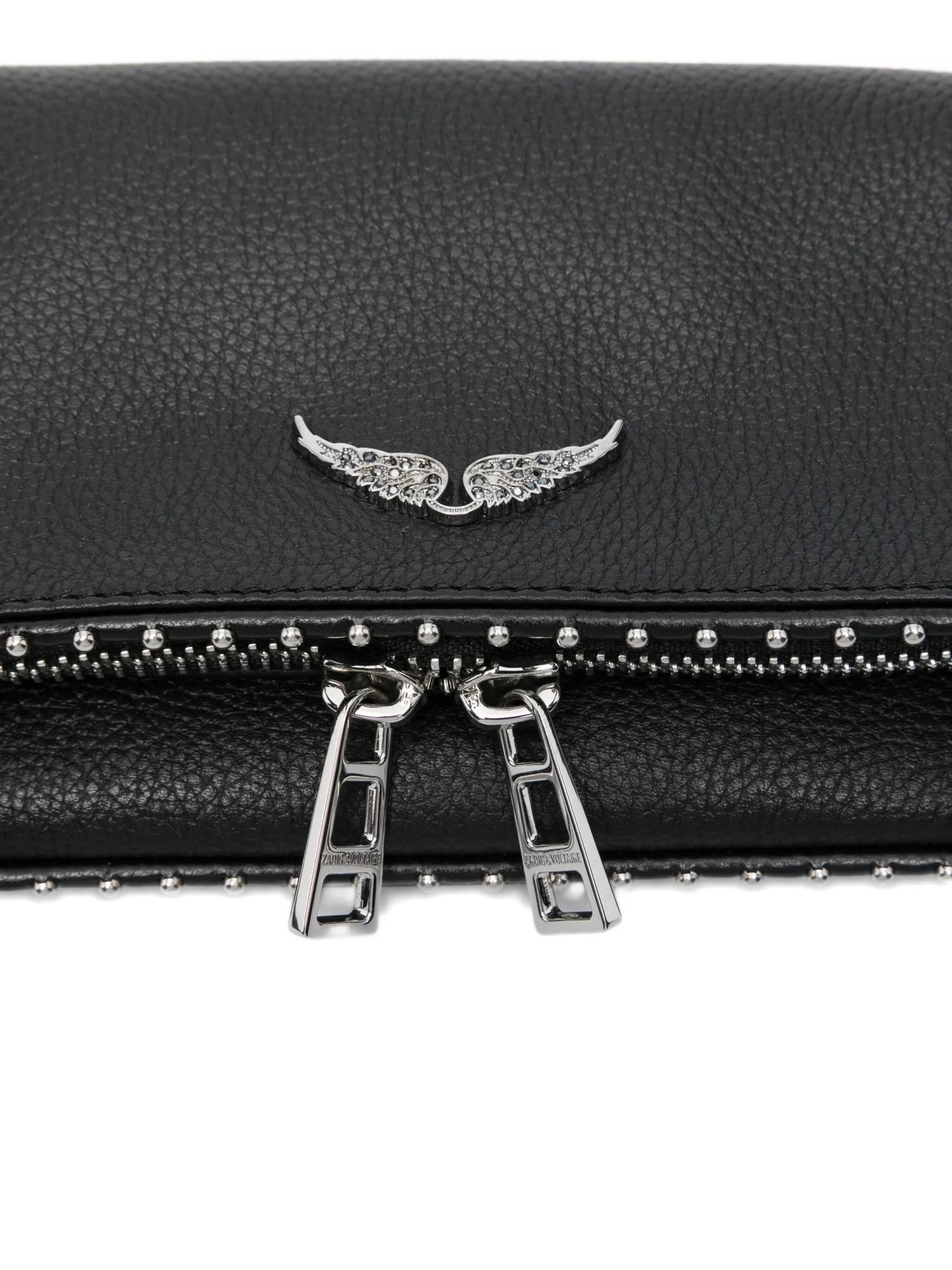 Zadig & Voltaire Flap Shoulder Bag In Black