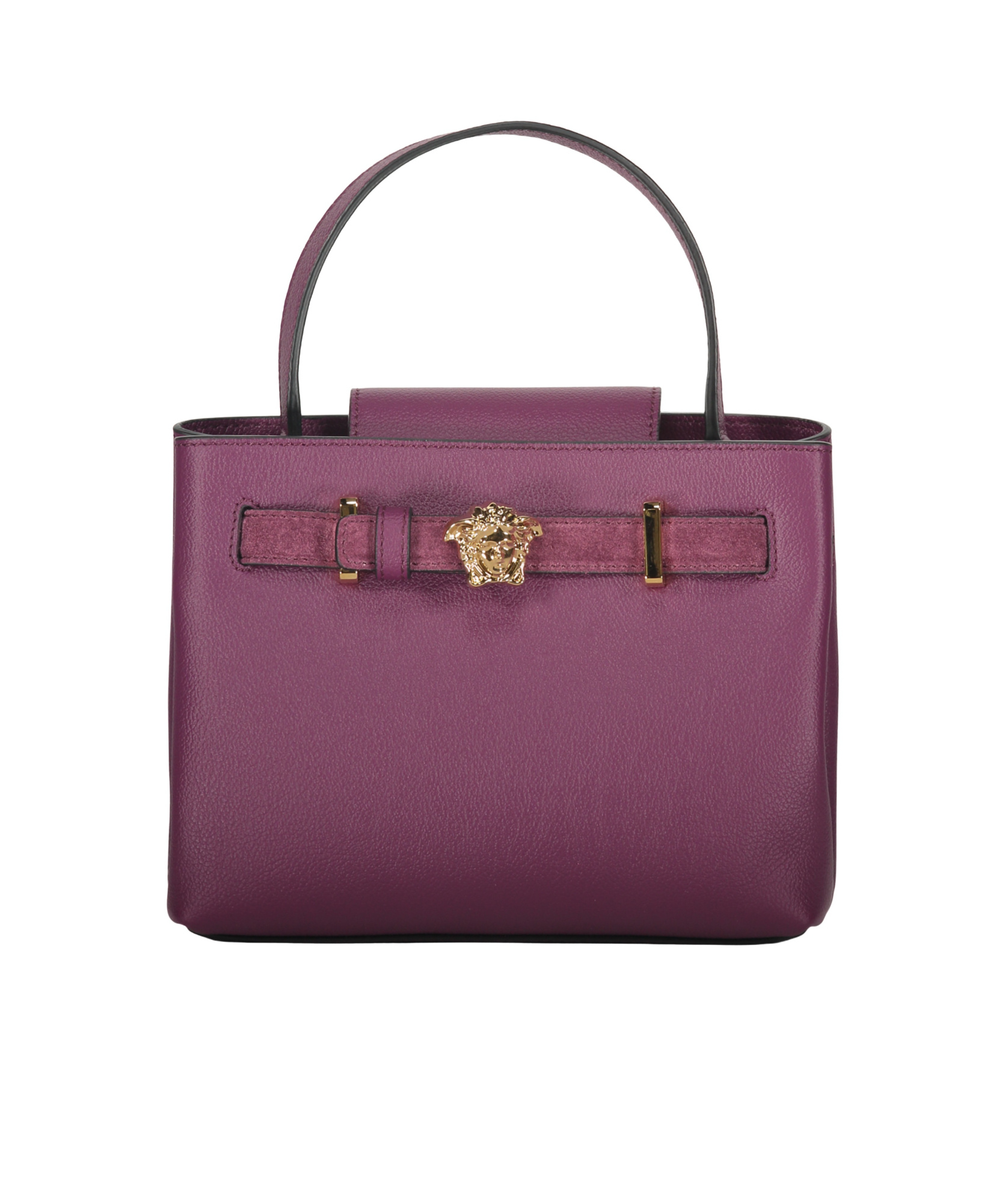 Versace Medusa Head-embellishment Tote Bag In Purple