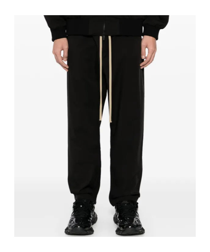 Fear Of God Elasticated Waist Drawstring Sweatpant With Side Pockets In Black