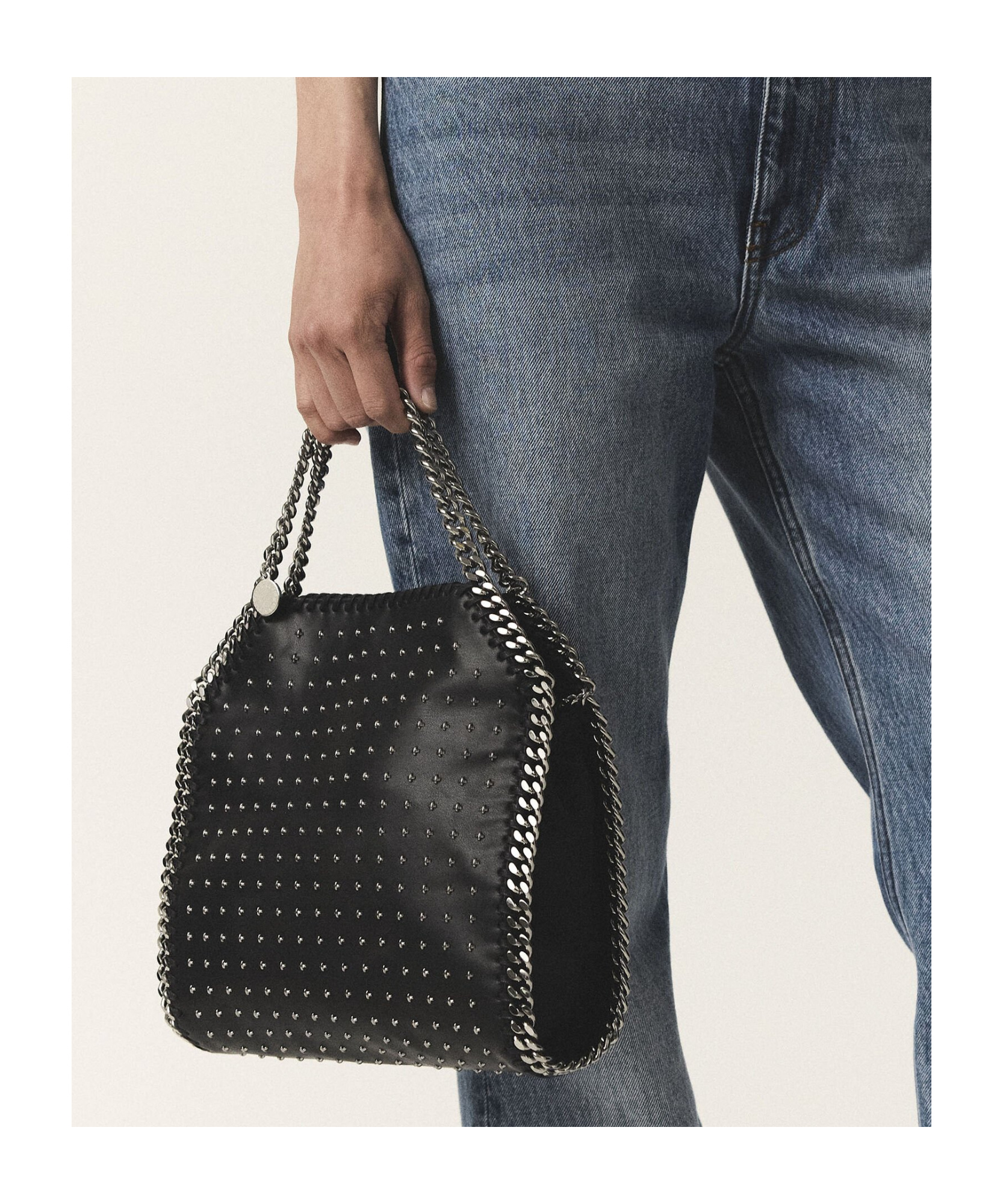 Stella Mccartney Limited-edition Falabella Star Studs Mini Tote Bag