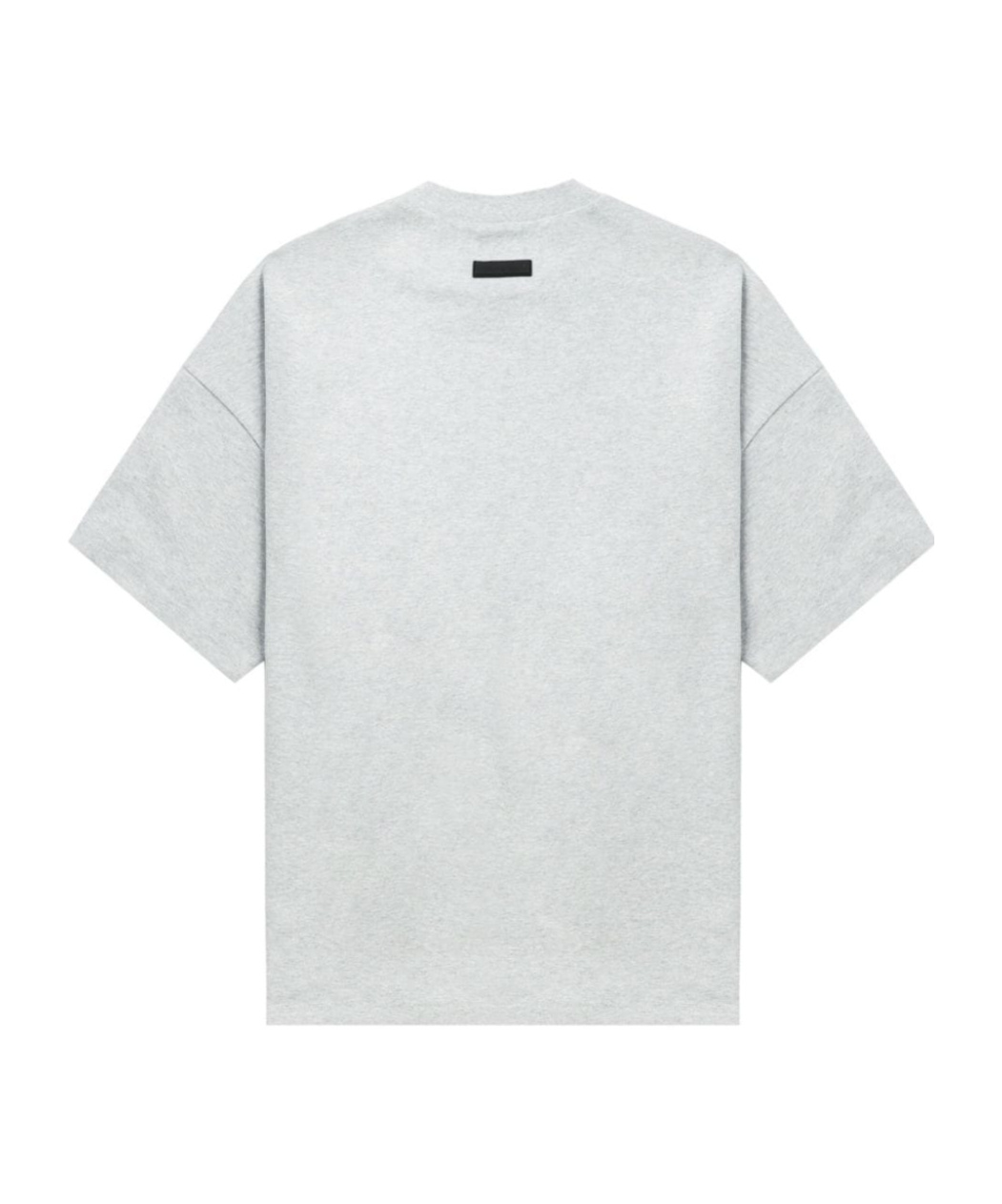 Essentials Gray Crewneck T-shirt In White