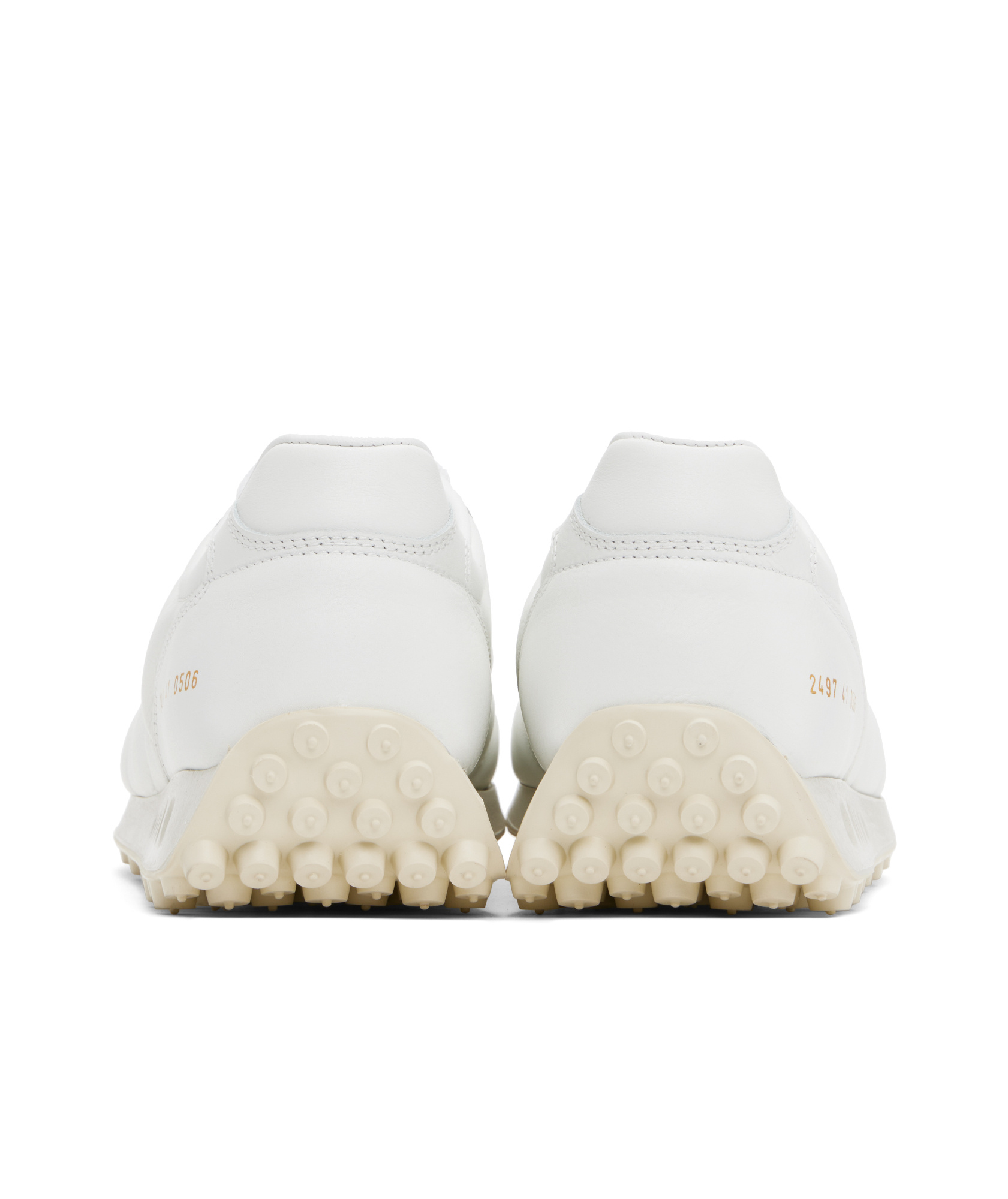 Common Projects Leather Sneakers In White