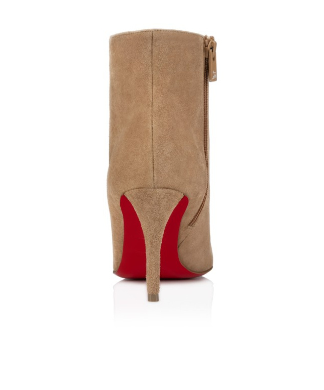 Christian Louboutin 80mm Apostropha Boots In Brown