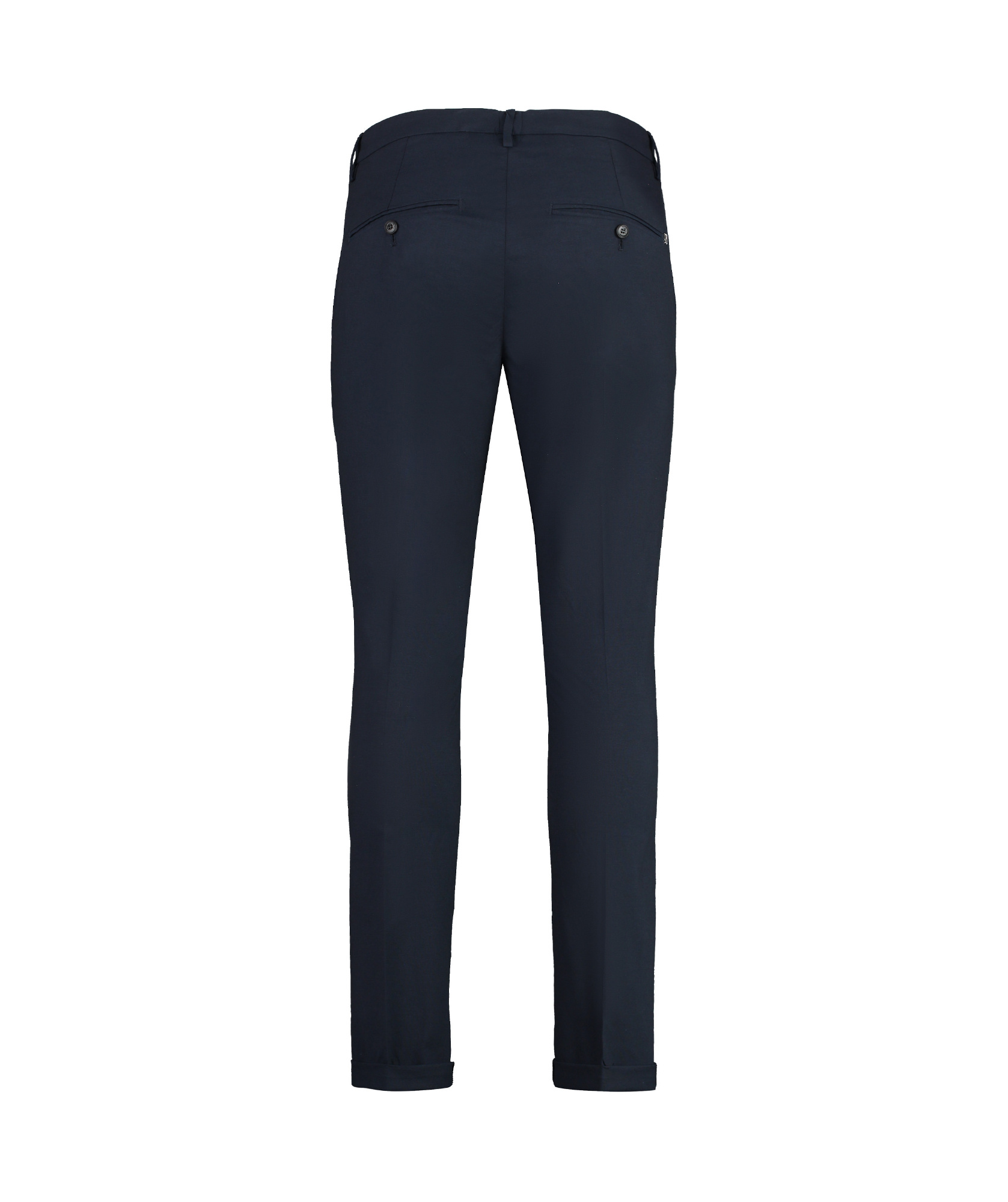 Dondup Casual Trousers With Waist Belt Loop In Black