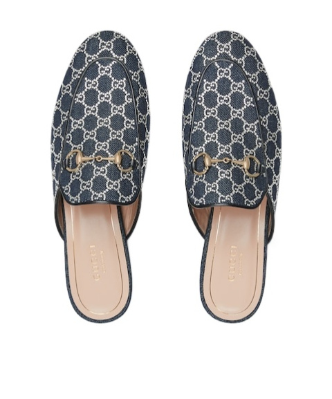Gucci Women's Princetown Slipper In Blue