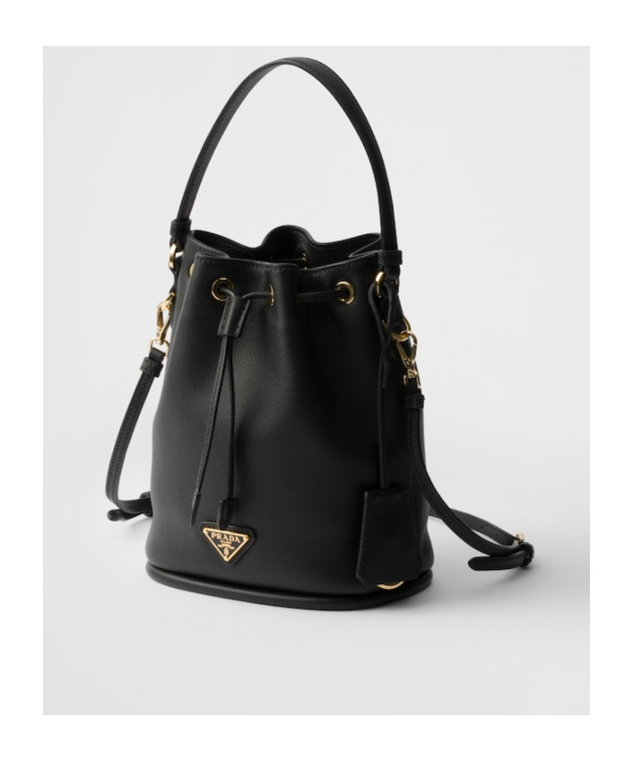 Prada Borsa A Secchiello Re-edition 1978 In Re-nylon Nero Donna In Black