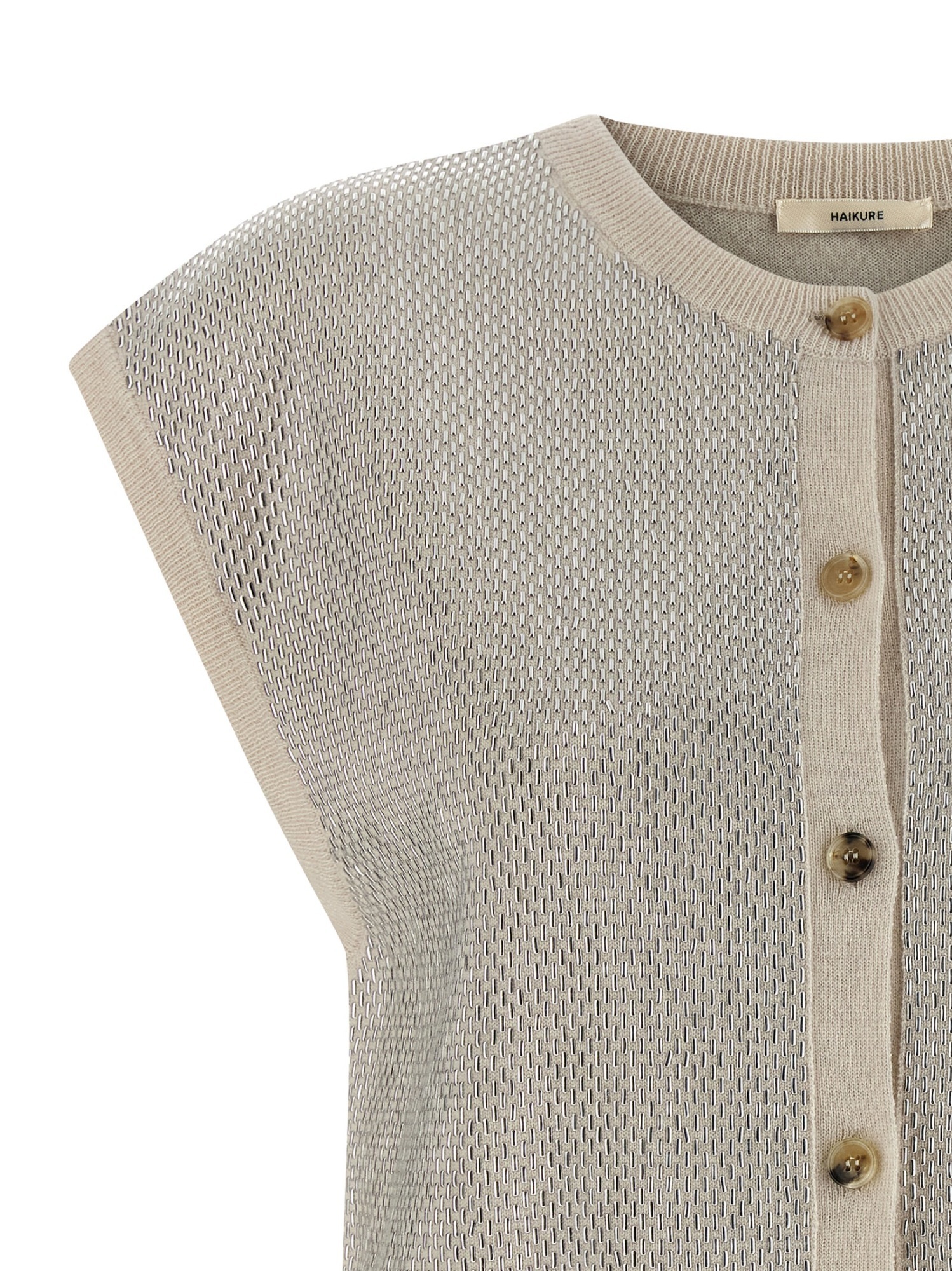 Haikure Kirby Gilet Beige In Brown