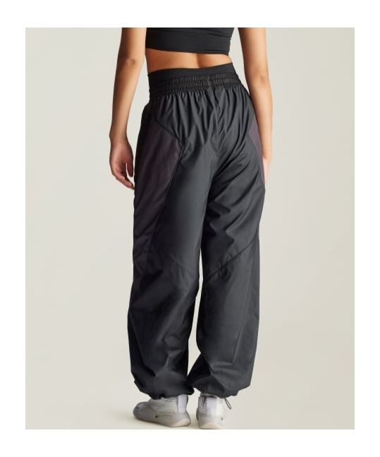 Shop Adidas By Stella Mccartney Wide-leg Track Pants In Black