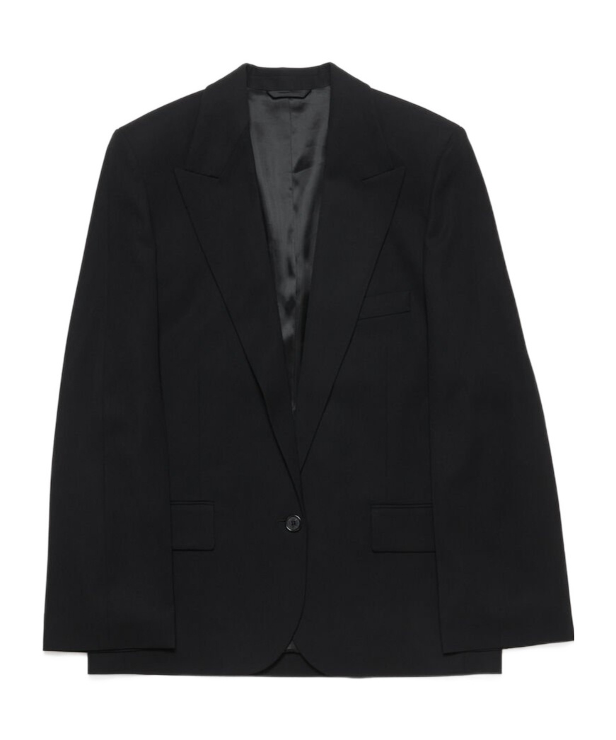 Acne Studios Single-breasted Blazer In Black