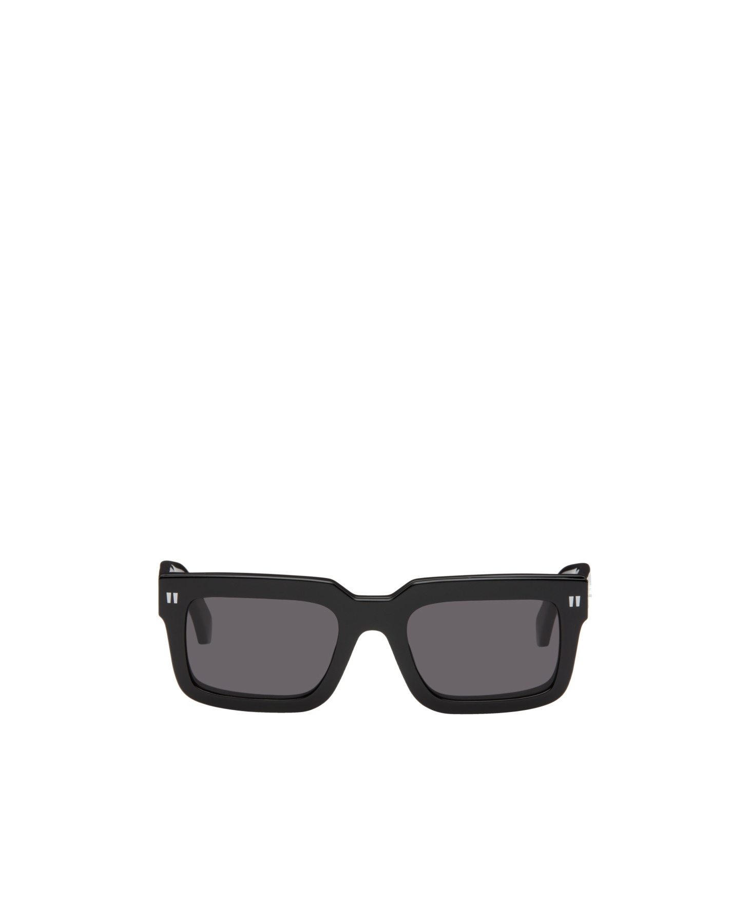 Off-white Logo Sunglasses In Gray