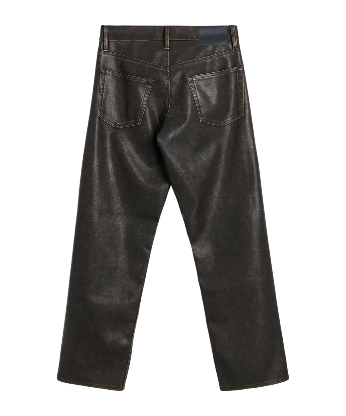 Sunflower Belt Loop Casual Pants In Black