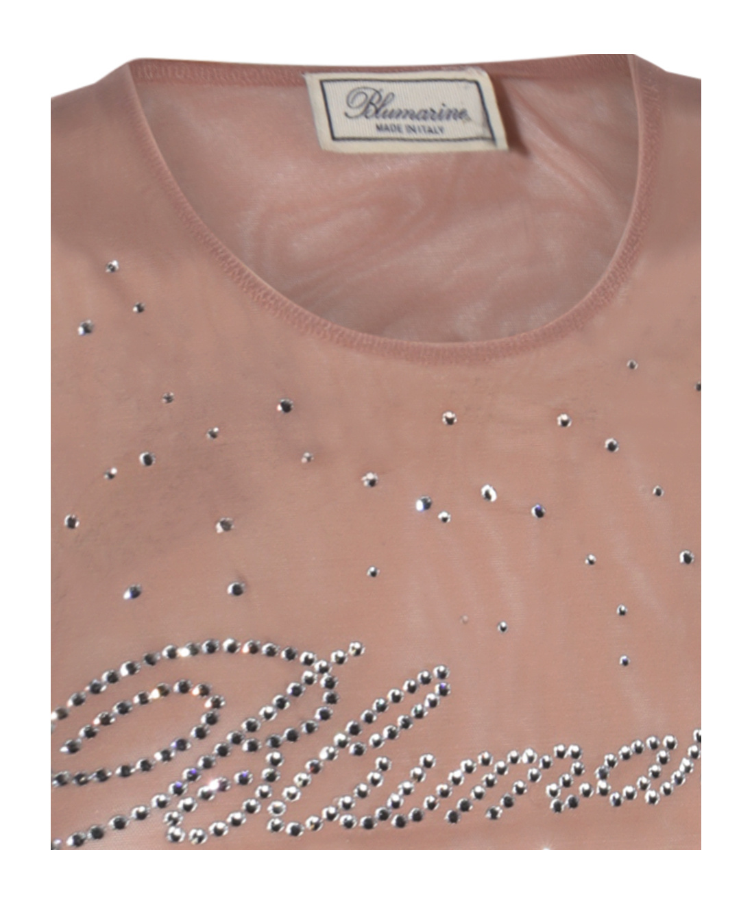 Blumarine Sleeveless Vest In Nude