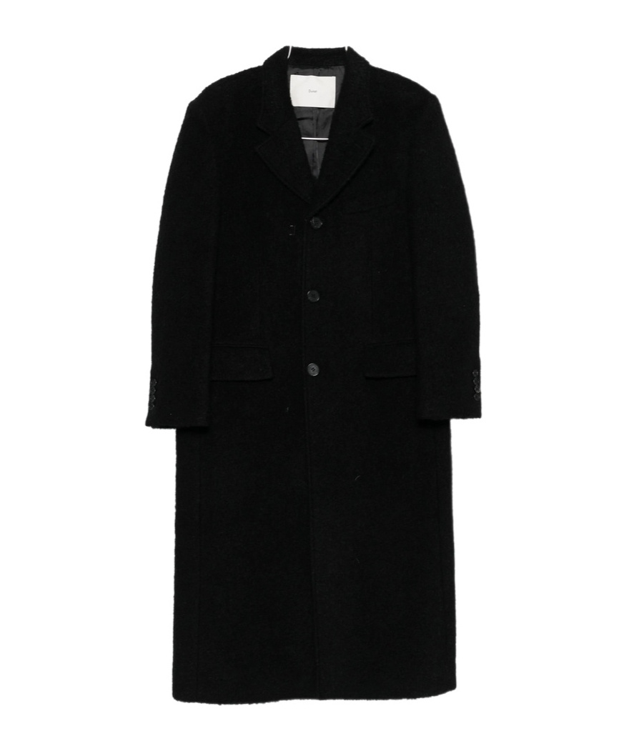 Dunst Single-breasted Coat In Black
