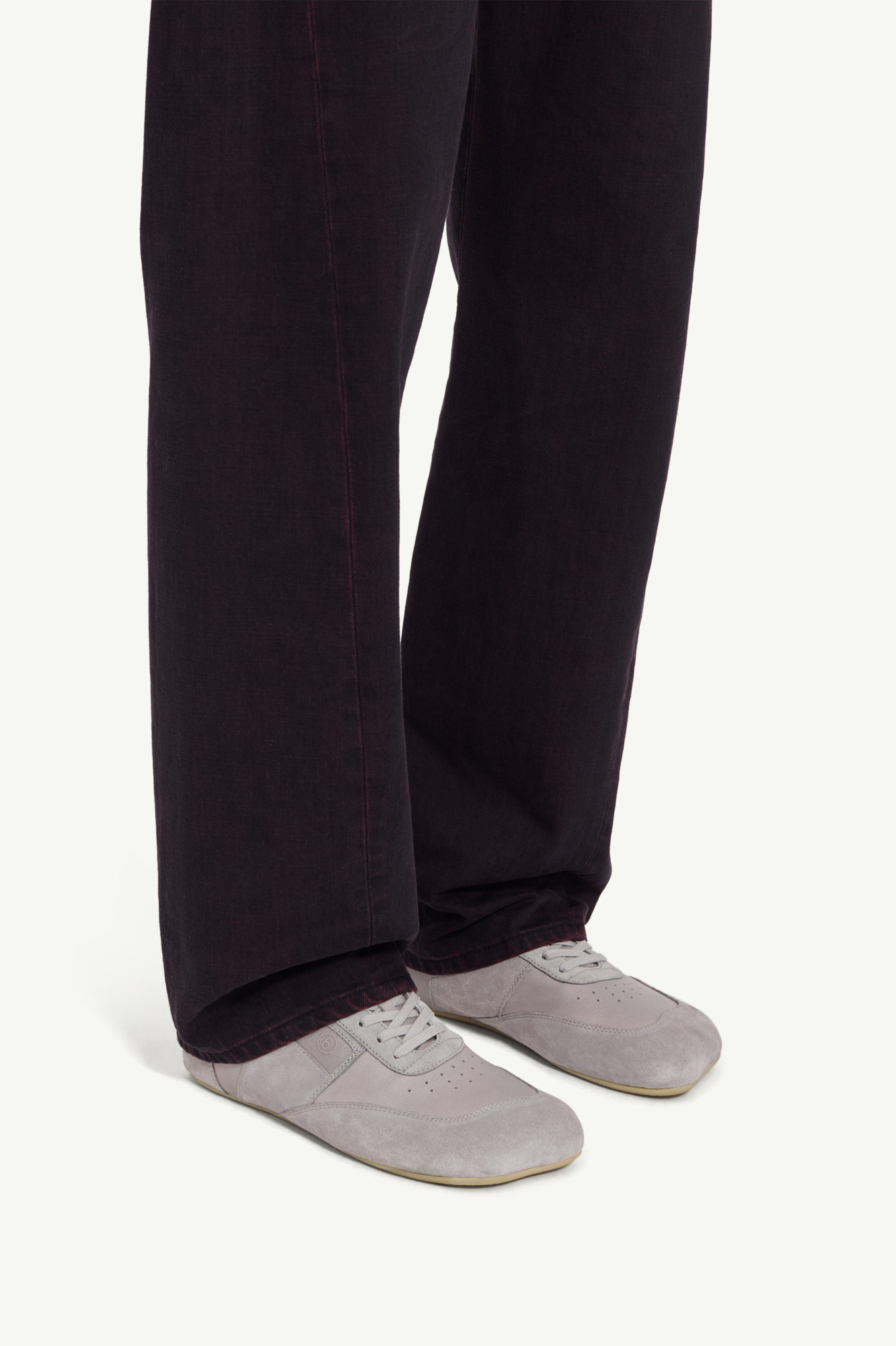 Mm6 Maison Margiela Gray Anatomic Sneakers In Gray