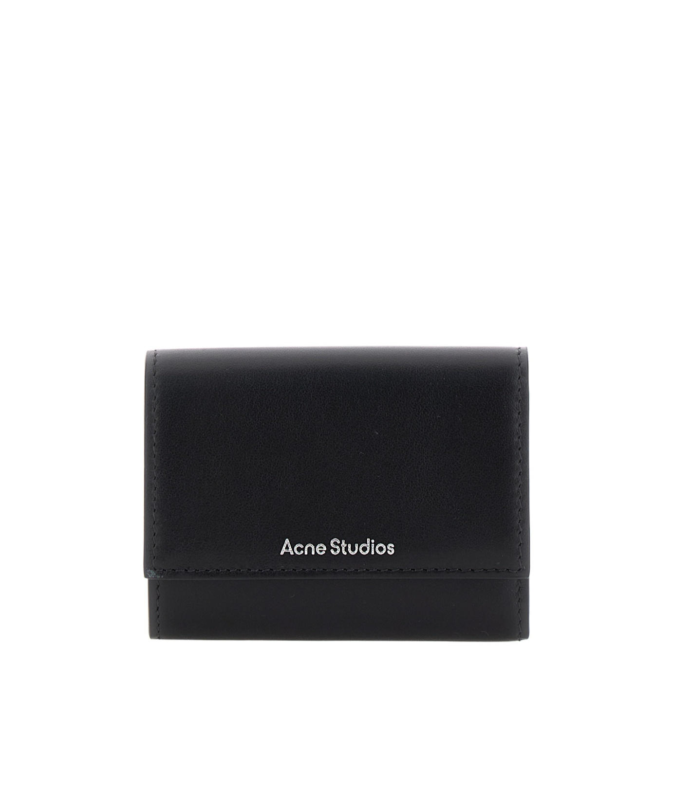 ACNE STUDIOS TRI-FOLD LEATHER WALLET