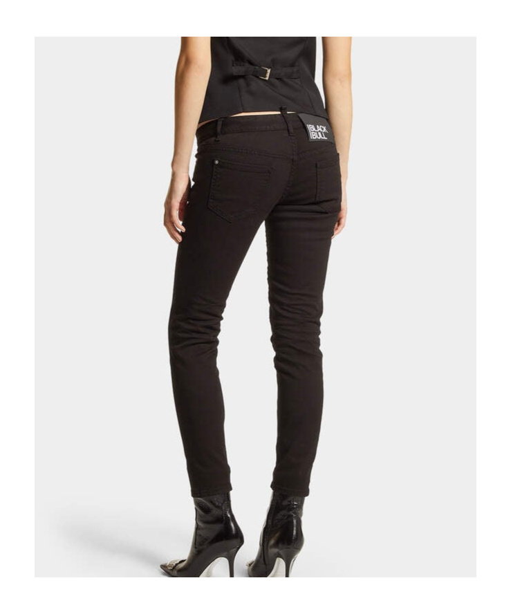 Dsquared2 Belt-loop Jeans In Black