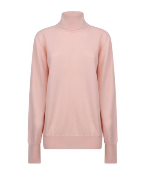 Jil Sander Turtleneck Knitwear Long Sleeves In Pink