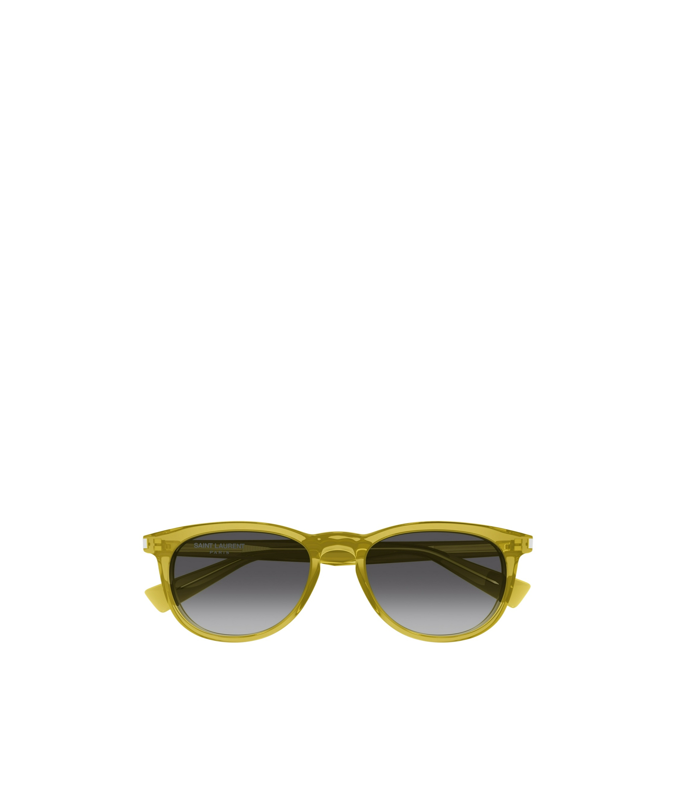 Saint Laurent Eyewear Oval-frame Sunglasses In Black